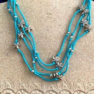 Brighton Under The Sea Starfish Long Necklace!  NWOT!